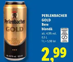 Lidl PERLENBACHER GOLD Bere blondă Ofertă