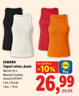 Lidl ESMARA Topuri reiate, damă Ofertă