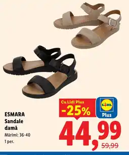 Lidl ESMARA Sandale damă Ofertă