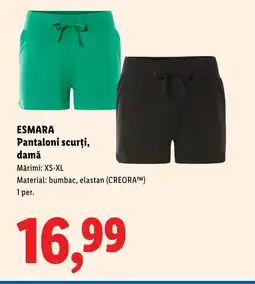 Lidl ESMARA Pantaloni scurţi, damă Ofertă