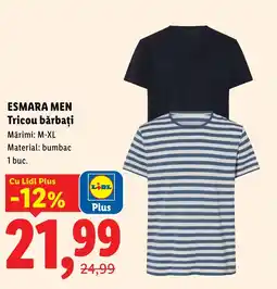 Lidl ESMARA MEN Tricou bărbați Ofertă