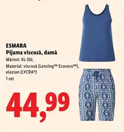 Lidl ESMARA Pijama viscoză, damă Ofertă