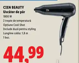 Lidl CIEN BEAUTY Uscător de păr Ofertă