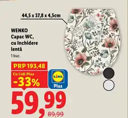 Lidl WENKO Capac WC, cu închidere lentă Ofertă