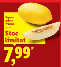 Lidl Pepene galben Waikiki Ofertă