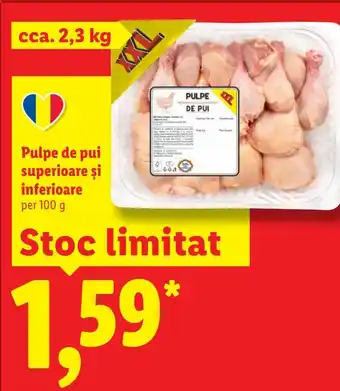 Lidl Pulpe de pui superioare şi inferioare Ofertă
