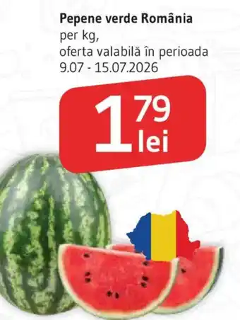 Supeco Pepene verde România Ofertă