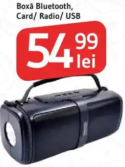 Supeco Boxǎ Bluetooth, Card/ Radio/USB Ofertă