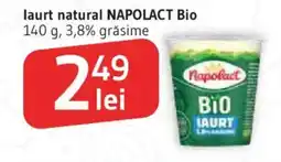 Supeco laurt natural NAPOLACT Bio Ofertă