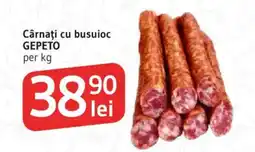 Supeco Cârnaţi cu busuioc GEPETO Ofertă