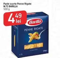 Supeco Paste scurte Penne Rigate N.73 BARILLA Ofertă