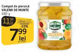 Supeco Compot de piersicǎ VALENII DE MUNTE Ofertă