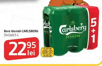 Supeco Bere blondǎ CARLSBERG Ofertă