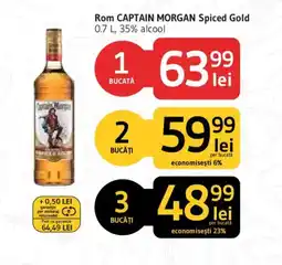 Supeco Rom CAPTAIN MORGAN Spiced Gold Ofertă