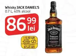 Supeco Whisky JACK DANIEL'S Ofertă