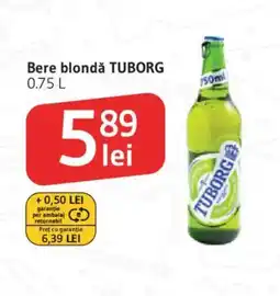 Supeco Bere blondǎ TUBORG Ofertă
