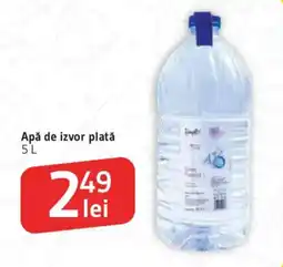 Supeco Apă de izvor plată Ofertă