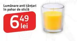 Supeco Lumânare anti țânţari în pahar de sticlă Ofertă