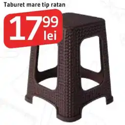 Supeco Taburet mare tip ratan Ofertă