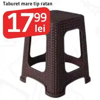 Supeco Taburet mare tip ratan Ofertă