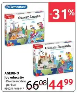 Selgros AGERINO Joc educativ Ofertă