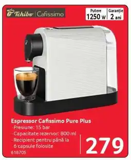 Selgros Espressor Cafissimo Pure Plus Ofertă