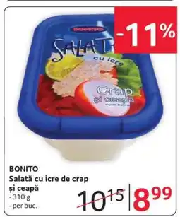 Selgros BONITO Salată cu icre de crap și ceapă Ofertă