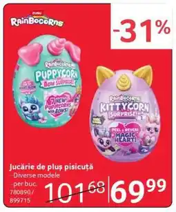 Selgros Jucărie de pluș pisicuță Ofertă