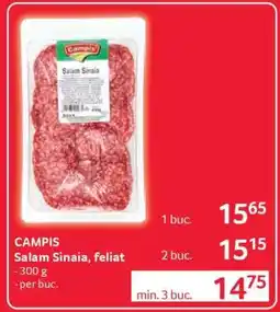 Selgros CAMPIS Salam Sinaia, feliat Ofertă