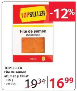 Selgros TOPSELLER File de somon afumat și feliat Ofertă