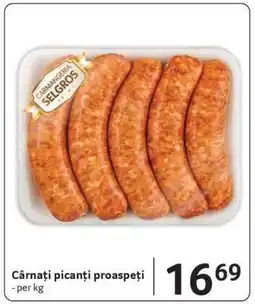 Selgros Cârnați picanți proaspeți Ofertă
