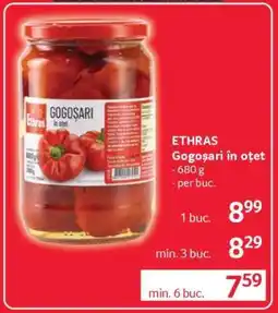Selgros ETHRAS Gogoșari în oțet Ofertă