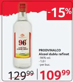 Selgros PRODVINALCO Alcool dublu rafinat Ofertă