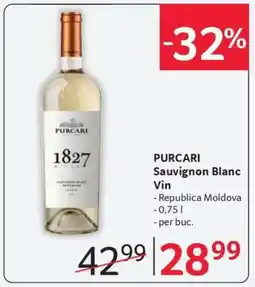 Selgros PURCARI Sauvignon Blanc Vin Ofertă
