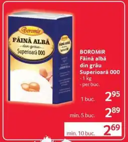 Selgros BOROMIR Făină albă din grâu superioară 000 Ofertă