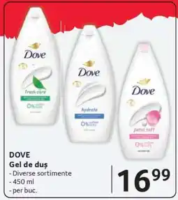 Selgros DOVE Gel de duș Ofertă