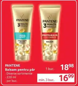 Selgros PANTENE Balsam pentru păr Ofertă