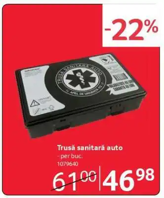 Selgros Trusă sanitară auto Ofertă