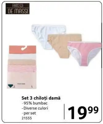Selgros Set 3 chiloți damă Ofertă