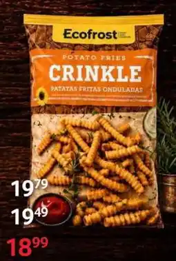 Selgros Ecofrost Potato Fries Crinkle Ofertă