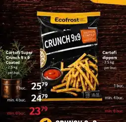 Selgros Cartofi Super Crunch 9 x 9 Coated Ofertă