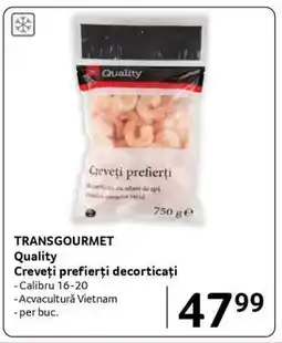 Selgros Creveți prefierți decorticați Ofertă