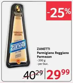 Selgros ZANETTI Parmigiano Reggiano Parmezan Ofertă