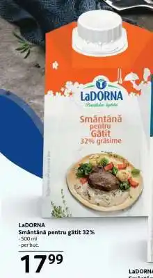 Selgros LaDORNA Smântână pentru gătit 32% Ofertă