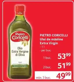 Selgros PIETRO CORICELLI Ulei de măsline Extra Virgin Ofertă
