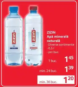 Selgros ZIZIN Apă minerală naturală Ofertă