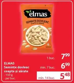 Selgros ELMAS Semințe dovleac coapte și sărate Ofertă