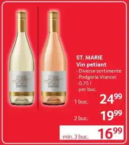 Selgros ST. MARIE Vin petiant Ofertă