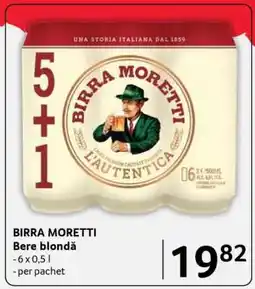 Selgros BIRRA MORETTI Ofertă