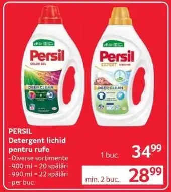 Selgros PERSIL Detergent lichid pentru rufe Ofertă